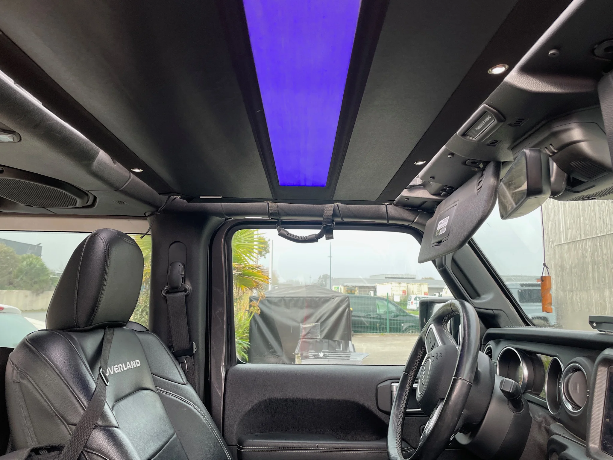 LYT Shade panel with lights on